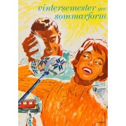 Vintersemester ger Sommarform 1959, affisch 21x30cm